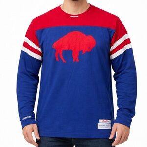 Buffalo Bills Long Sleeve Shirt 3XL | Vintage Style NFL Tee